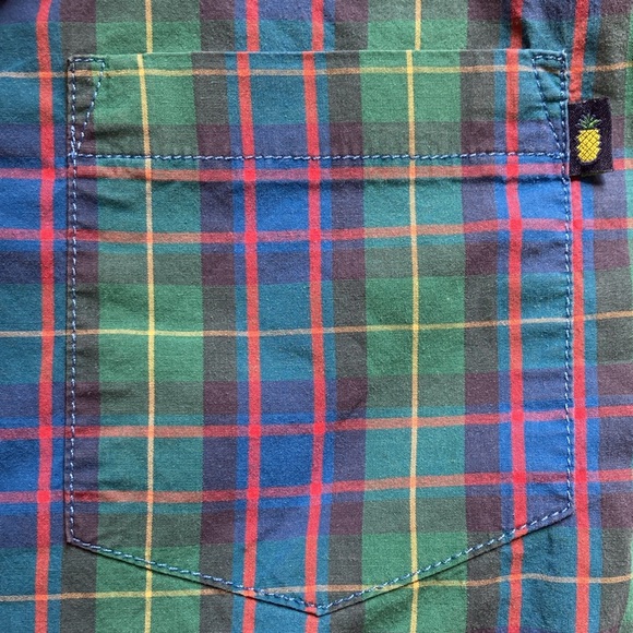 Lot of chubbies tops. Two stretch button downs and on lounge sweatshirt - Picture 9 of 11